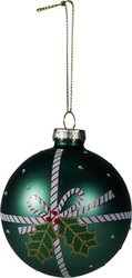 H&S KERSTBAL 80MM 6ASS DESIGN - afbeelding 4