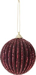 H&S KERSTBAL 8CM 2ASS KLEUREN - afbeelding 3