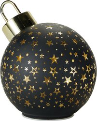 H&S KERSTBAL MET LED 15CM 2ASS - afbeelding 2