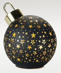 H&S KERSTBAL MET LED 15CM 2ASS - afbeelding 5