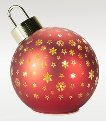 H&S KERSTBAL MET LED 15CM 2ASS - afbeelding 3