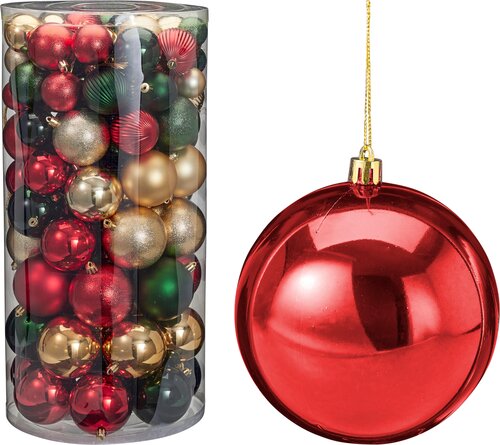 H&S KERSTBAL SET100 TRADITIONEEL - afbeelding 1
