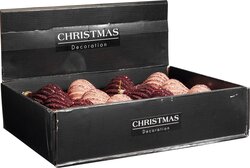 H&S KERSTBAL UI 10CM 2ASS KLEUR - afbeelding 2