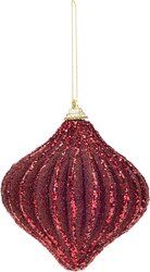 H&S KERSTBAL UI 10CM 2ASS KLEUR - afbeelding 3