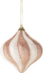 H&S KERSTBAL UI 12CM 2ASS GLITTER - afbeelding 4
