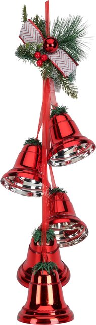 H&S Kerstbellen Met Dennentakjes H