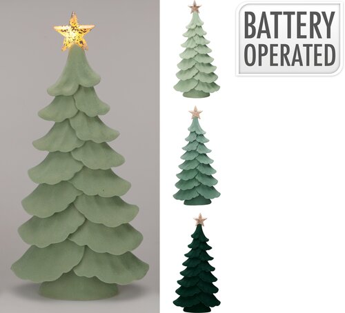 H&S KERSTBOOM 215MM 3ASS KLEUR - afbeelding 1
