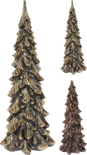 H&S KERSTBOOM 22CM IN ANTIEK KLEUR - afbeelding 1