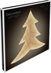 H&S KERSTBOOM 53X56CM 260LED GOUD - afbeelding 3