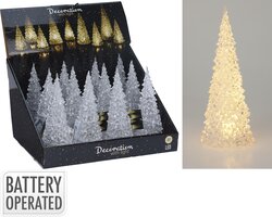 H&S KERSTBOOM ACRYL MET WARM WIT L - afbeelding 1