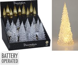 H&S KERSTBOOM ACRYL MET WARM WIT L - afbeelding 1