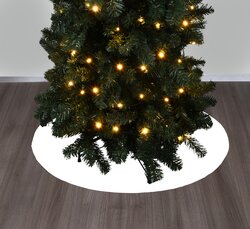 H&S KERSTBOOM KLEED DIA 90CM WIT - afbeelding 2