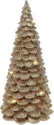 H&S KERSTBOOM LED 21CM GOUD 3ASS D - afbeelding 2