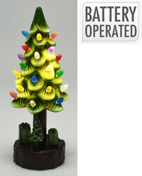 H&S KERSTBOOM MET LED 30CM - afbeelding 1