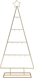 H&S Kerstboom Metaal 35X77Cm Goud