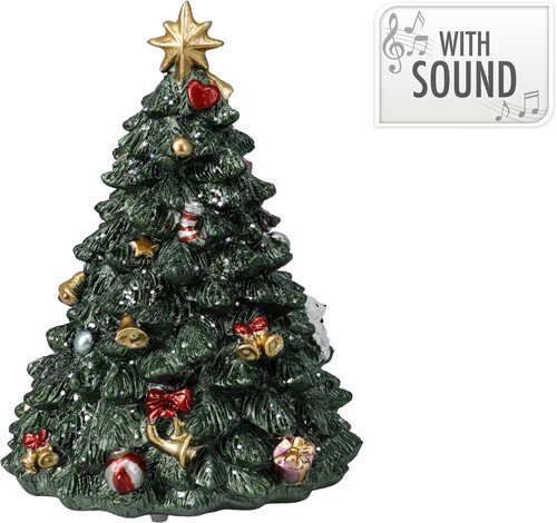 H&S KERSTBOOM MUZIEK 16CM GROEN - afbeelding 1