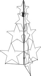 H&S Kerstboom Opvouwbaar 110Cm Zw - afbeelding 1