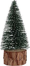 H&S KERSTBOOMPJE 14CM GROEN SNEEUW