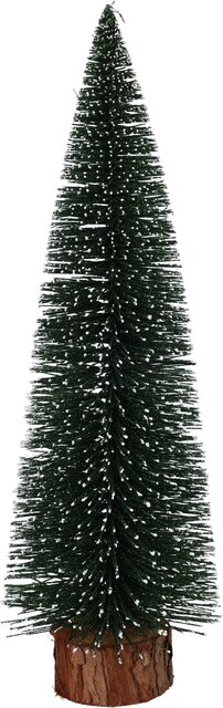 H&S KERSTBOOMPJE 35CM GROEN SNEEUW