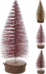 H&S Kerstboompje Glitter 25Cm 3Ass