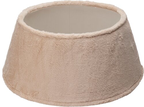 H&S KERSTBOOMROK 55CM FAUX FUR BEI