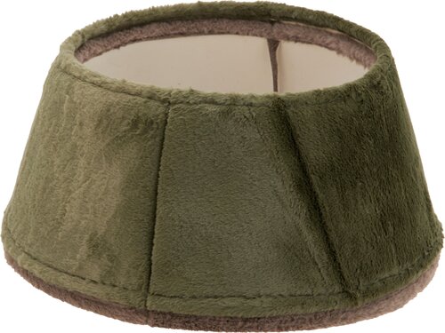 H&S KERSTBOOMROK 55CM FAUX FUR GRO