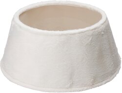 H&S KERSTBOOMROK 55CM FAUX FUR WIT