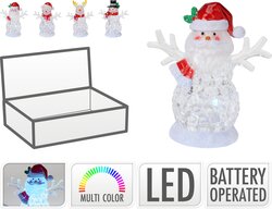 H&S Kerstfiguur 11Cm 4Ass