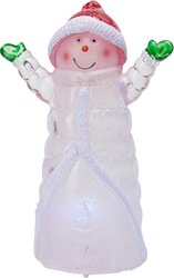 H&S KERSTFIGUUR 12CM 4ASS LED - afbeelding 4