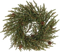 H&S KERSTKRANS 40CM 3ASS FINISH - afbeelding 4