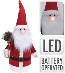 H&S Kerstman Met Led 60Cm