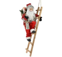 H&S Kerstman Op Trap Staand