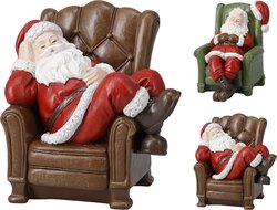 H&S KERSTMAN SLAPEND 14CM 2ASS D - afbeelding 1