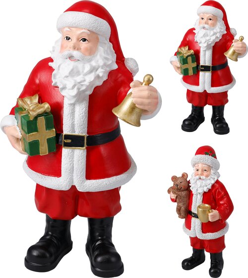H&S KERSTMAN STAAND 27CM 2ASS - afbeelding 1