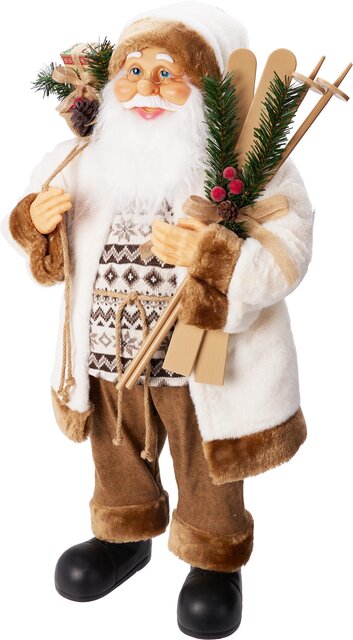 H&S KERSTMAN STAAND 80CM BRUIN