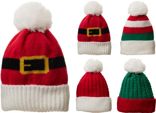 H&S KERSTMUTS 30CM 4ASS - afbeelding 1