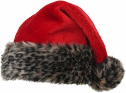 H&S KERSTMUTS PLUCHE DELUXE 40CM