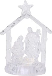 H&S KERSTSTAL ACRYL 12CM MET LED 2 - afbeelding 3