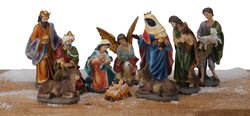 H&S KERSTSTAL FIGUREN 10STS 20CM - afbeelding 6