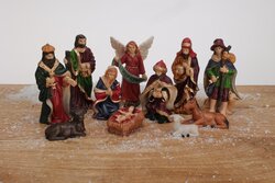 H&S KERSTSTAL FIGUREN 11STS 10CM - afbeelding 6