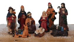 H&S KERSTSTAL FIGUREN 9STS 15CM - afbeelding 6
