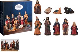 H&S KERSTSTAL FIGUREN 9STS 15CM - afbeelding 1