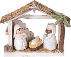 H&S KERSTSTAL MET 3 FIGUREN 4ASS - afbeelding 2