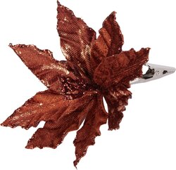 H&S KERSTSTER MET CLIP 12CM 2ASS K - afbeelding 2