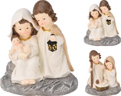 H&S KERSTTAFEREEL 12X10X16CM 2ASS - afbeelding 1