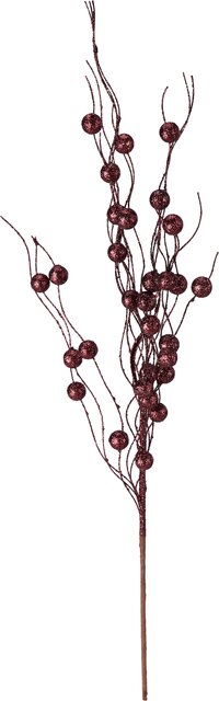 H&S KERSTTAK 58CM BURGUNDY