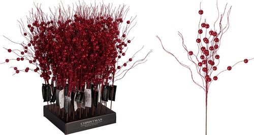 H&S KERSTTAK 58CM ROOD - afbeelding 1