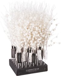 H&S KERSTTAK 58CM ZILVER - afbeelding 2