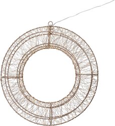 H&S KRANS 500LED 38CM TAUPE - afbeelding 2