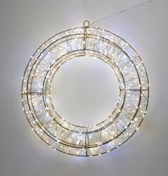H&S KRANS 500LED 38CM TAUPE - afbeelding 4